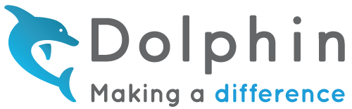 Dolphin logo. Making a difference.